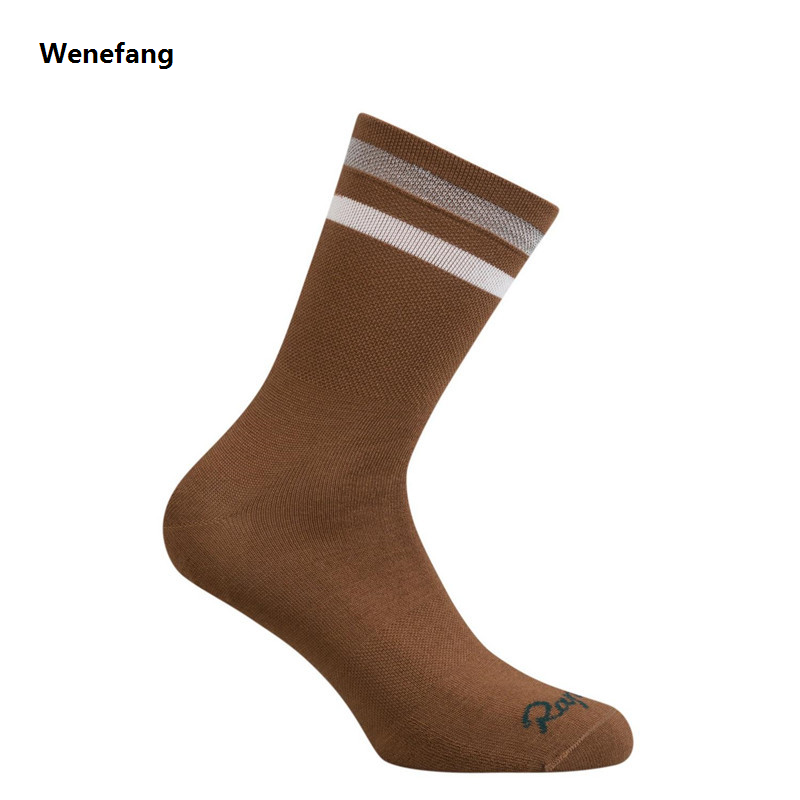 Wenefang New 2021 Men Women Cycling Socks Outdoor Sport Cycling Riding Socks Running Climbing Camping Basketball Socks Emerald Green