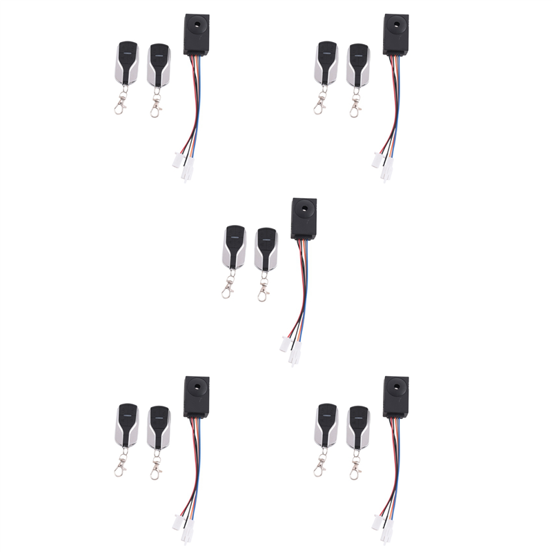fasdaga 5X Ebike Alarm System 36V 48V 60V 72V with Two Switch for Electric Bicycle/Scooter Ebike/Brushless Controller