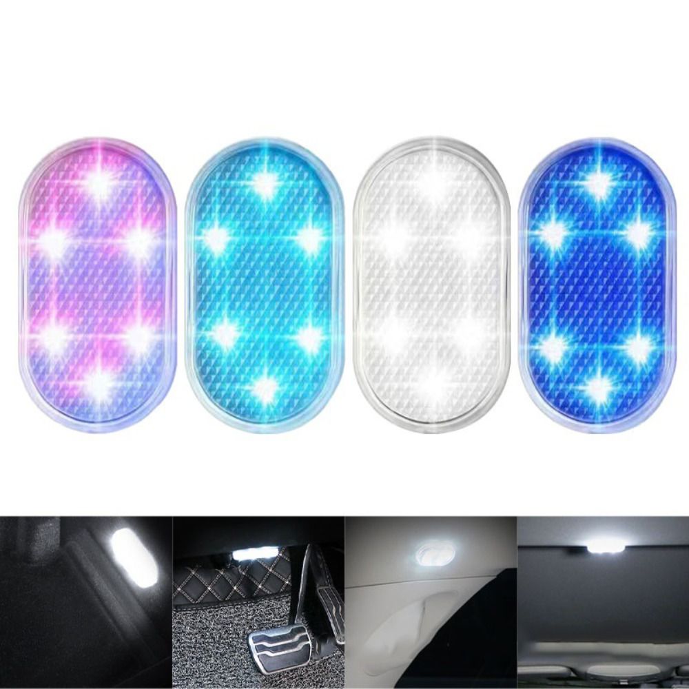 Portable Magnetic Car Interior Atmosphere Lights Mini Finger Touch Sensor Auto Door Light High Brightness Water Proof LED Reading Lamp