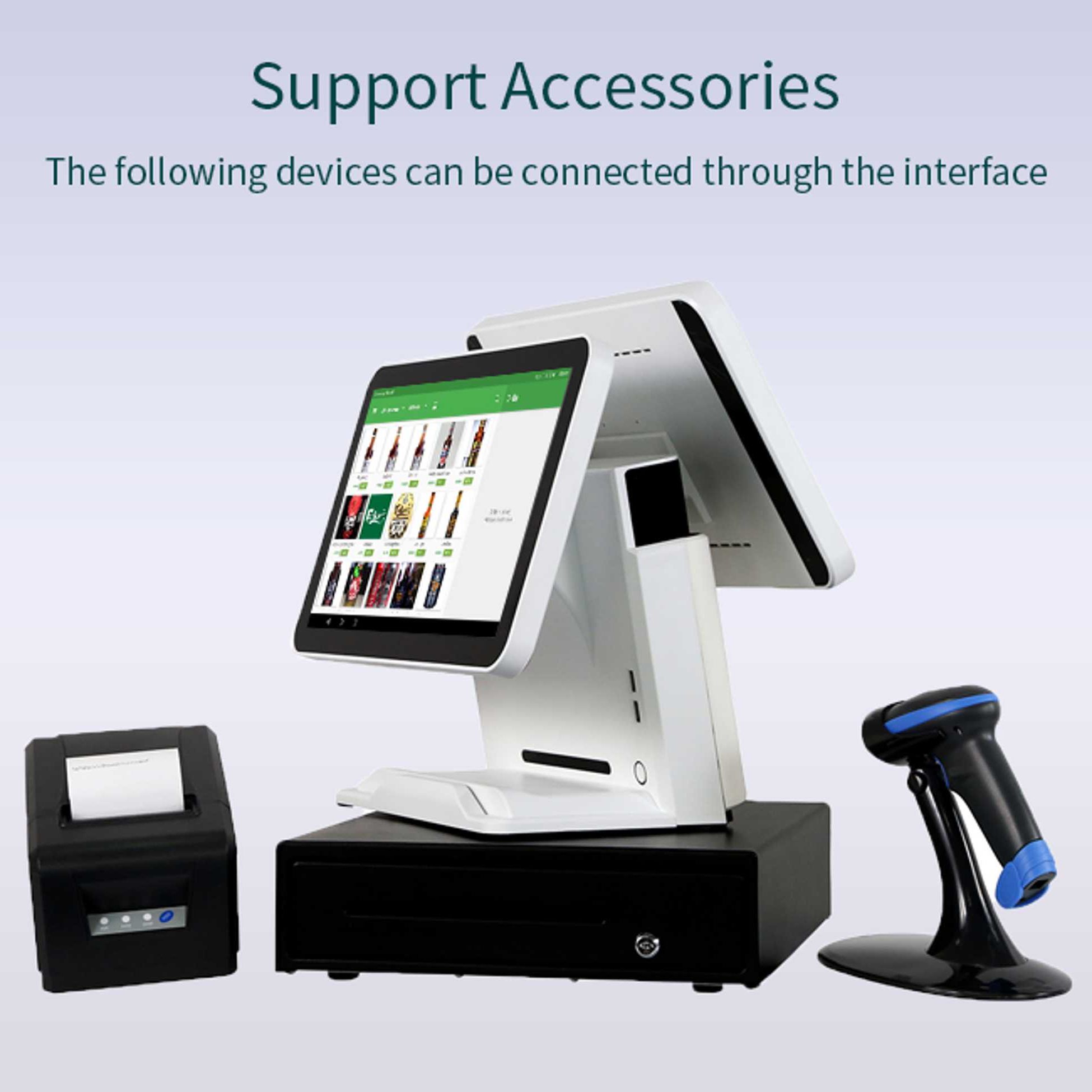 i3 Dual Screen Pos System 8gb Ram 256gb Ssd 2 Years Warranty