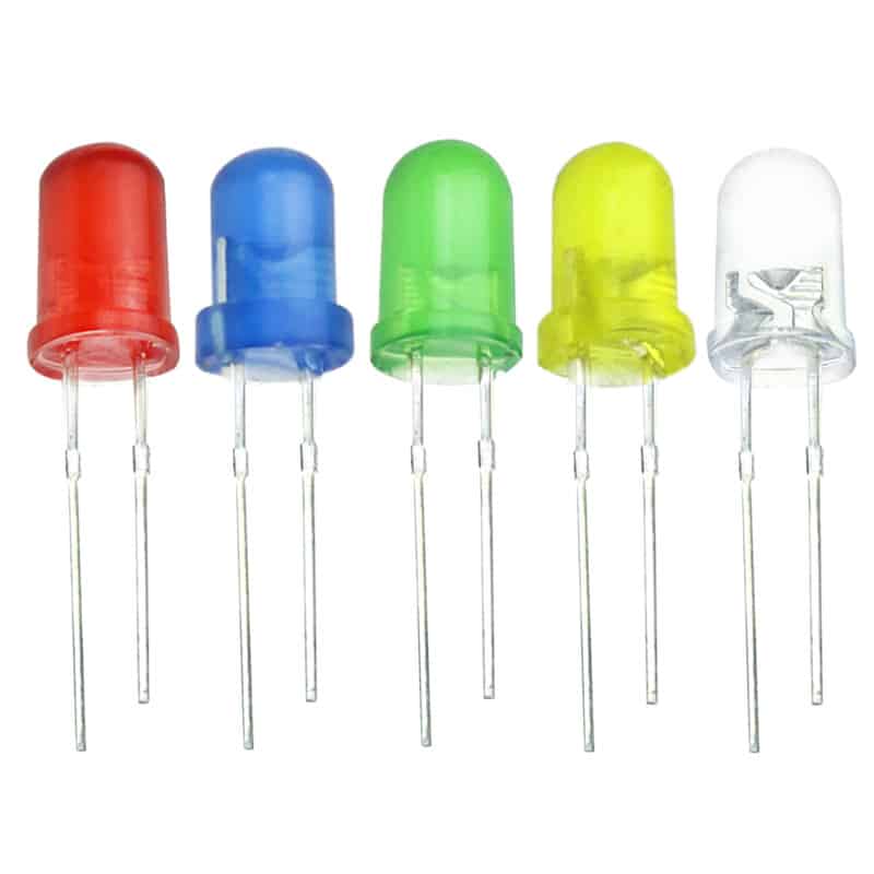 LED 5mm (Mix Colors Pack of 50 pcs)