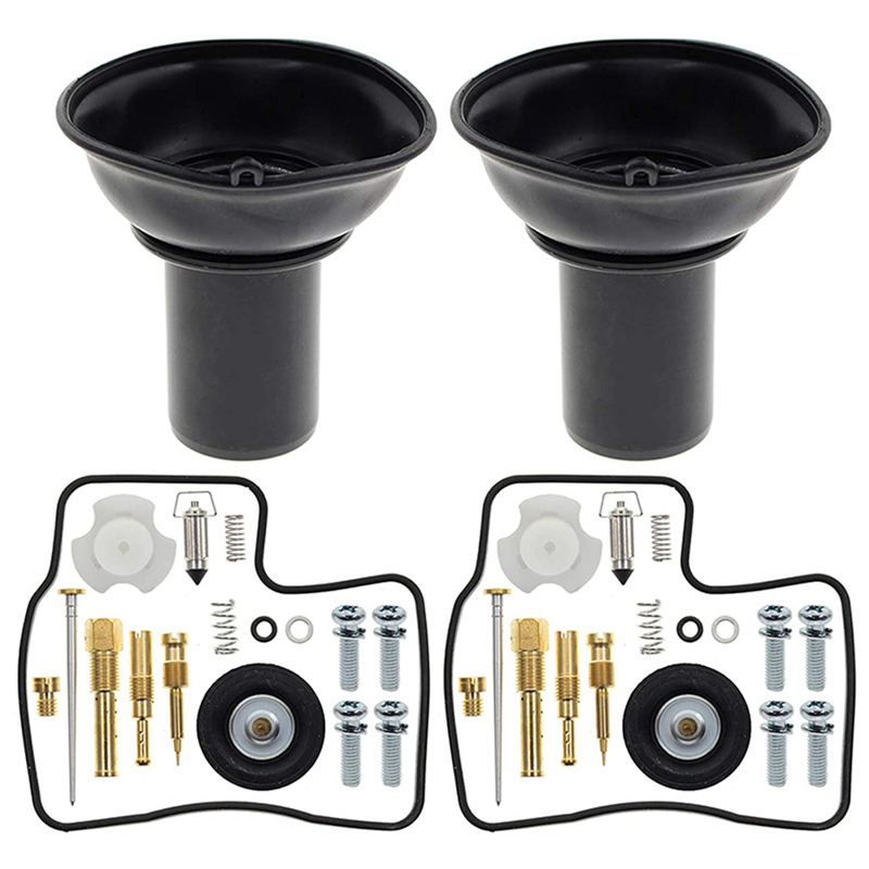 6X Repair Kit Carburetor Diaphragm Plunger with Needle for Steed Shadow VLX 400