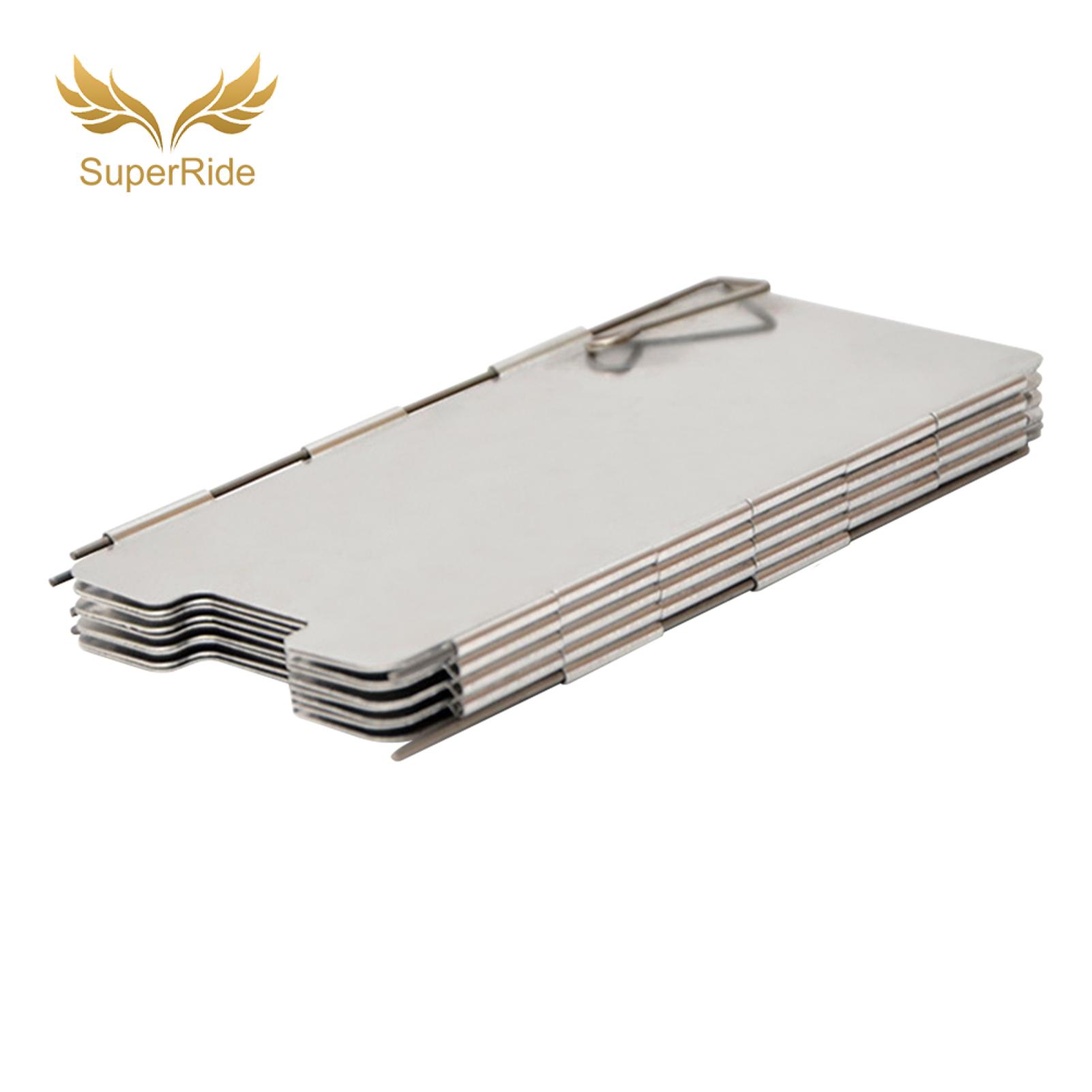 SuperRide Hik Stove Wind Portable Lightweight Camp Stove Windshield for Outdoor Hik Picnic 9 Plates Aluminum Alloy Butane Burner