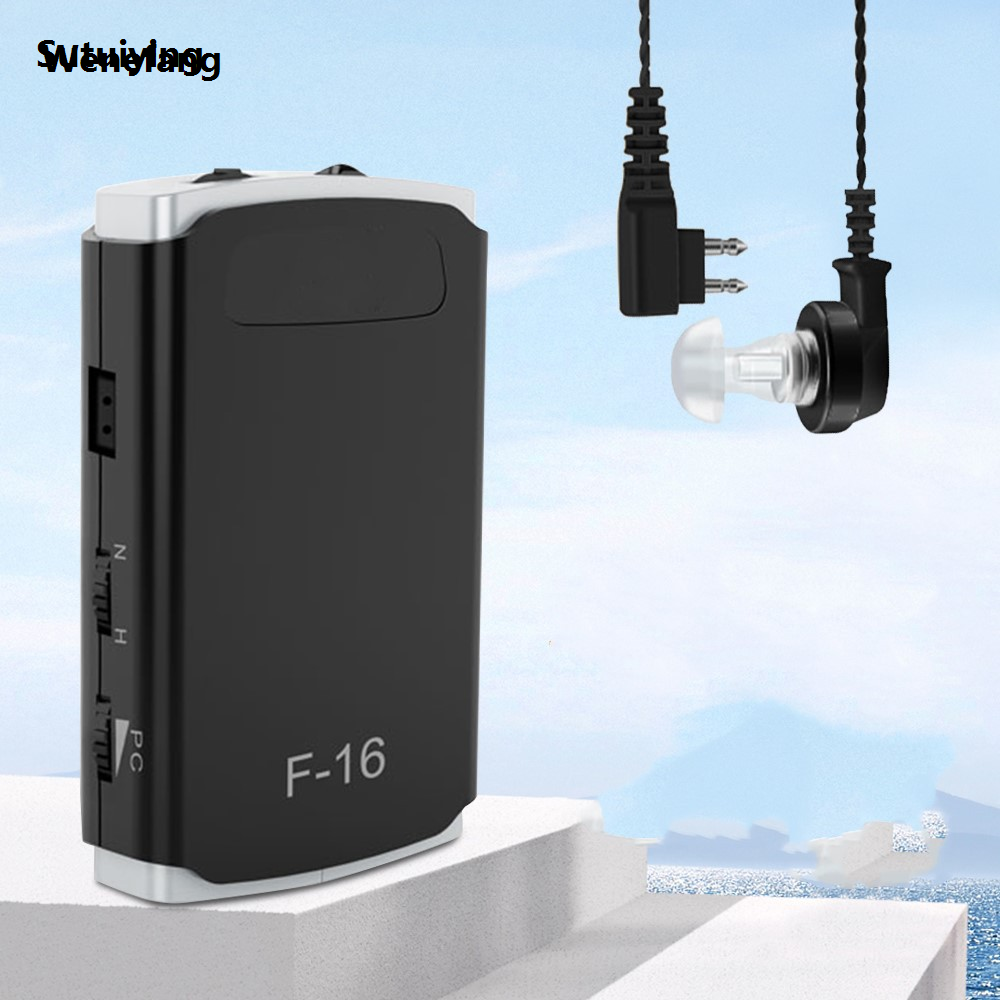 Wenefang Sutuiying Sound Amplifier - Pocket Sound Speech Enhancement, Extra Headphones New style New style and Microphone Kit, Personal Hearing Amplifier Device