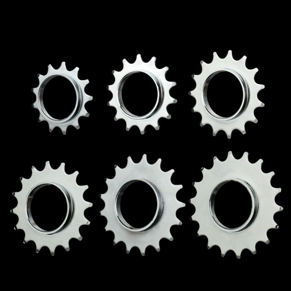 Fixie Bicycle Cog 13T 14T 15T 16T 17T 18T Bicycle Freewheel Threaded Lock Rings Hub Locking Bike Wheel Cogs Speed Fixie Track Fixed Gear Freewheel Bicycle Accessories