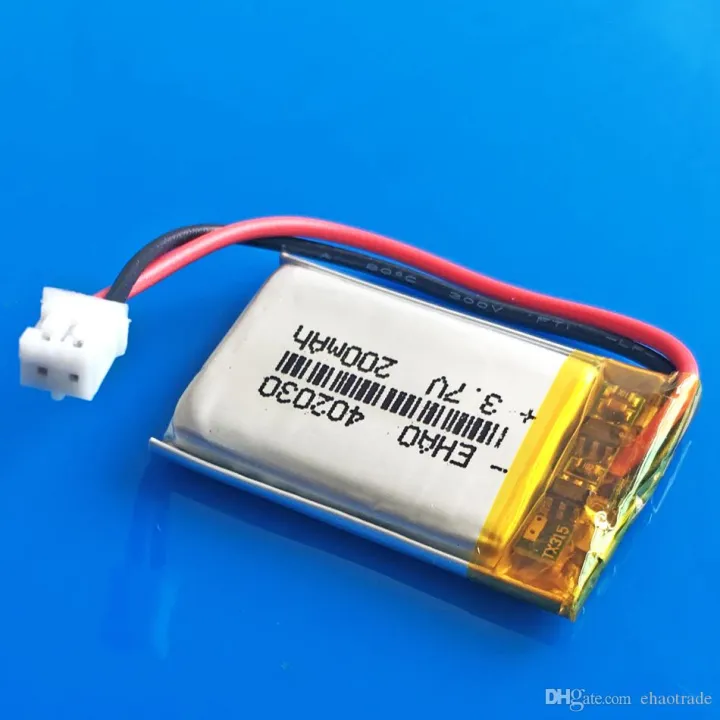 3.7v 200mAh 402030 LiPo Li-polymer Rechargeable Battery with Protect borad power For mini speaker Mp3 bluetooth Recorder headphone headset