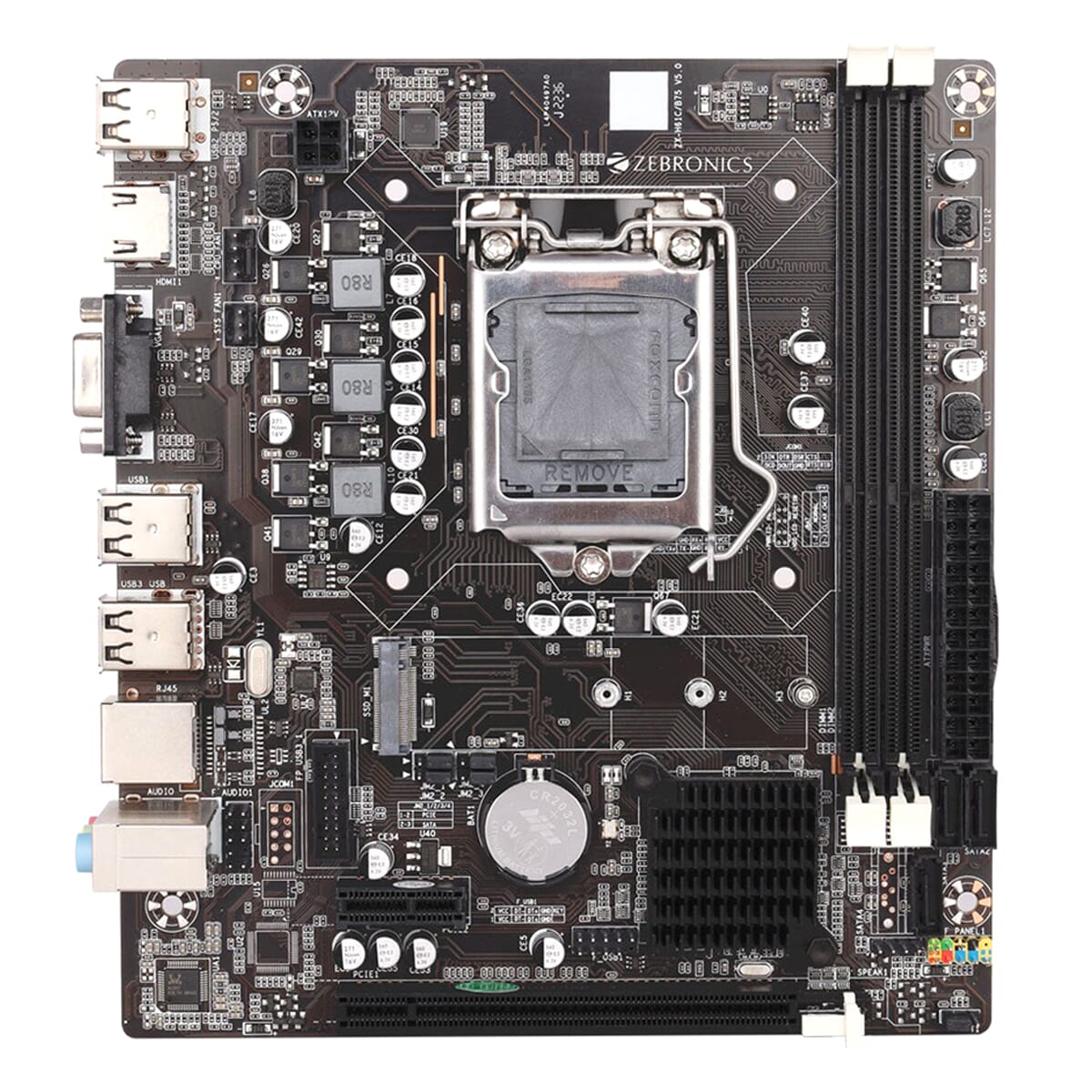 Combo Of NVME Powered Zebronics H61M2 And i3 2nd Generation Processor