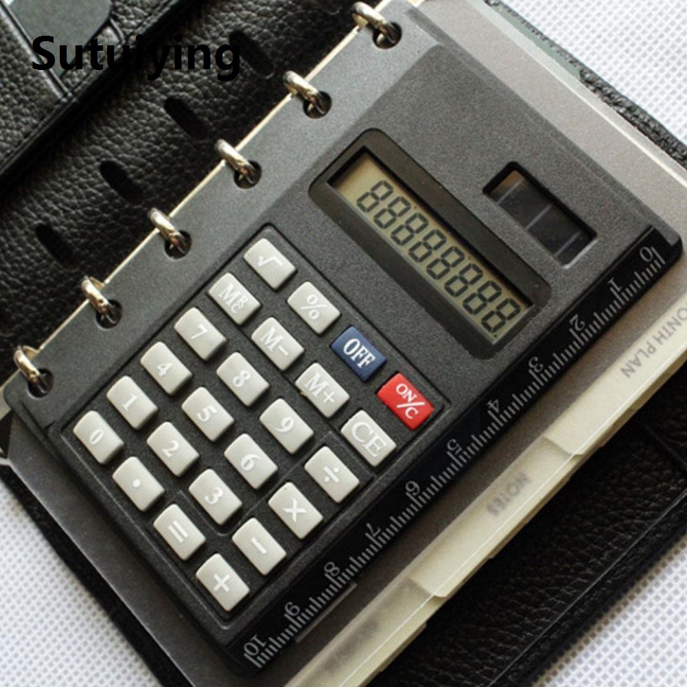 Sutuiying Multifunctional Computer Creative Binder Calculator Notebook To Loose-leaf Carry A6 Is To Easy Notebook Clipped Can Be L4N4