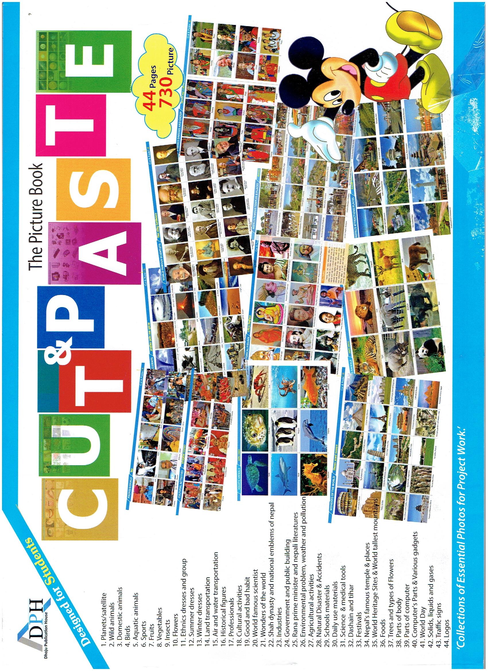 Cut Paste Book - Dhoju Publication