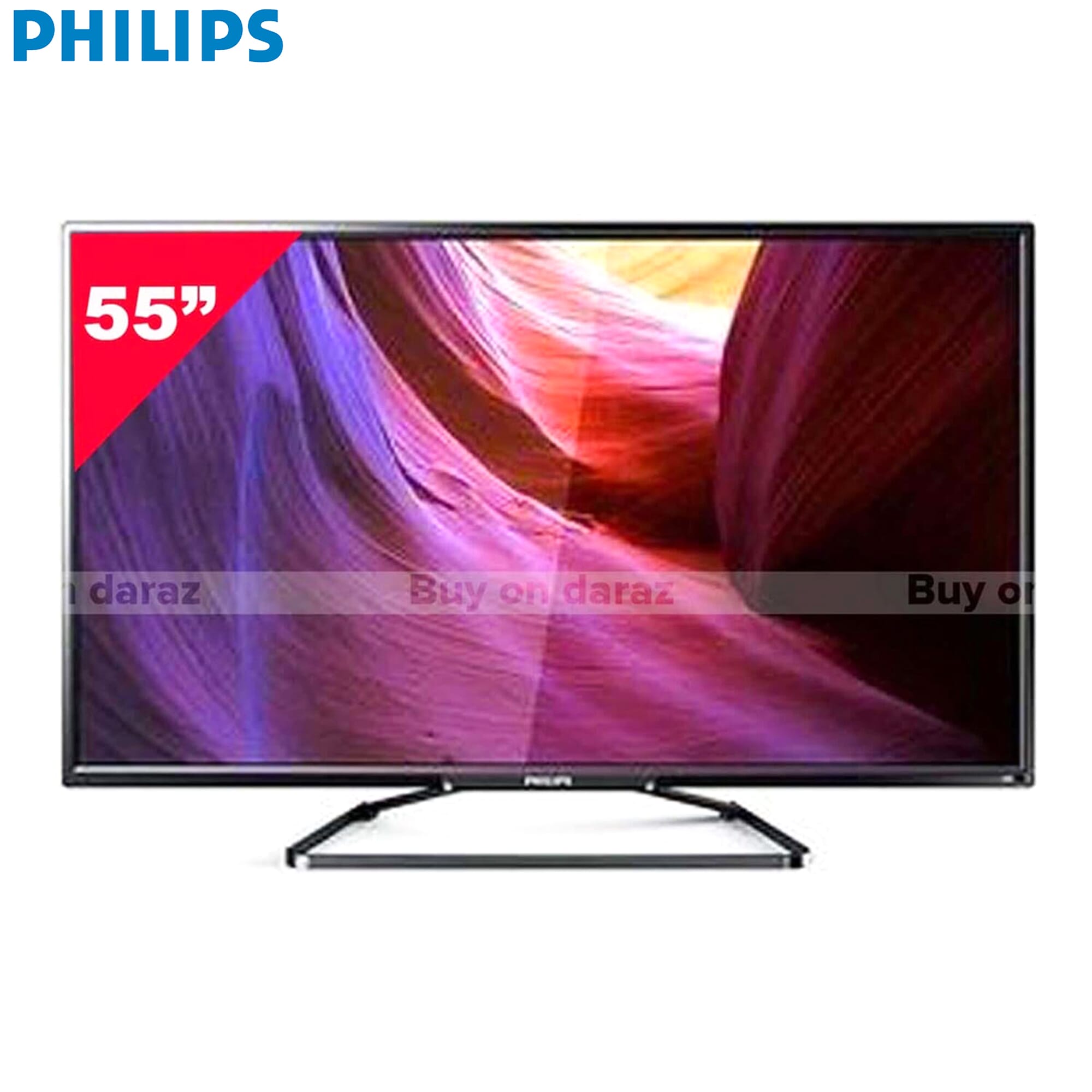 Philips 55Pft6200/98 55" Full HD 1080P LED TV- Black