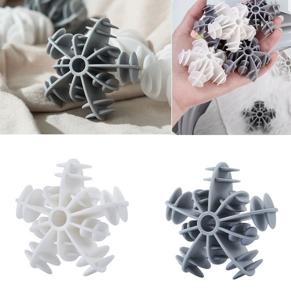 1PC Home & Living Clothes Stain Removal Laundry Balls Decontamination Reusable Laundry Products Silicone Prevent Winding Wash Ball for Washing Machine