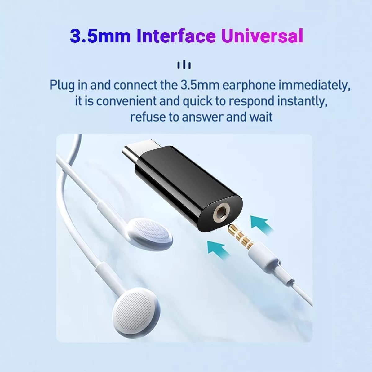 Type C To 3.5mm Female Audio Jack Headphone Cable Adapter