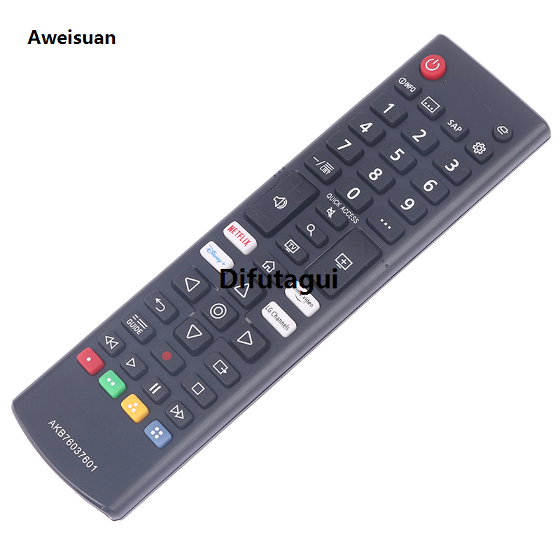 Difutagui Fifty percent discount 1 Pc Universal TV Remote Control Portable Profesional Smart Replacement Parts Lightweight AKB76037601 For LG LED