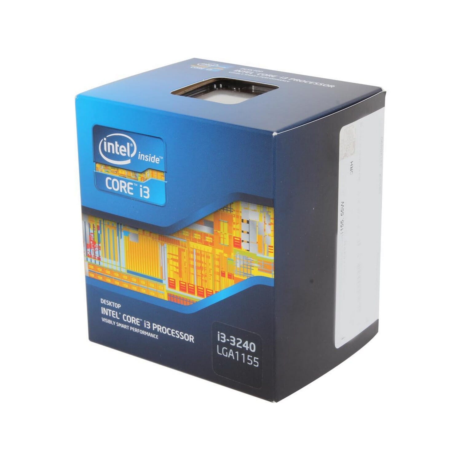 Intel Core i3-3240 @ 3.40GHz 3rd Gen Processor For H61 Mainboard(Box And Fan Not included)