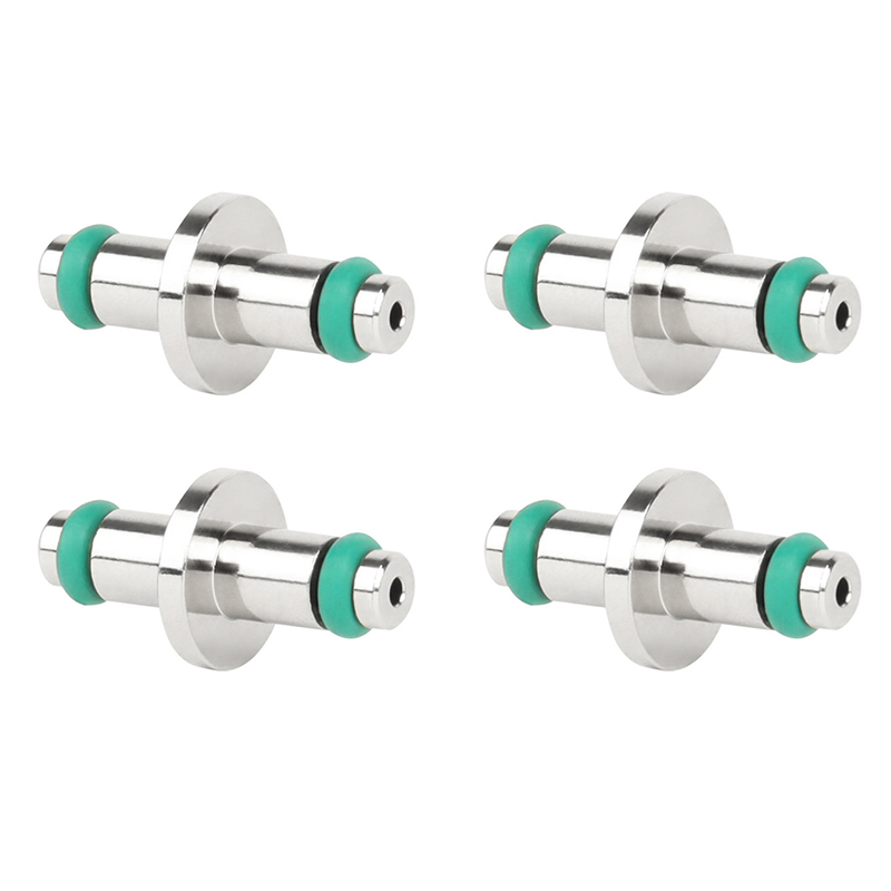 4X Scuba Diving High Pressure Hose T-End Air Spool Swivel High Pressure Gauge Regulators for Gauges with O-Ring