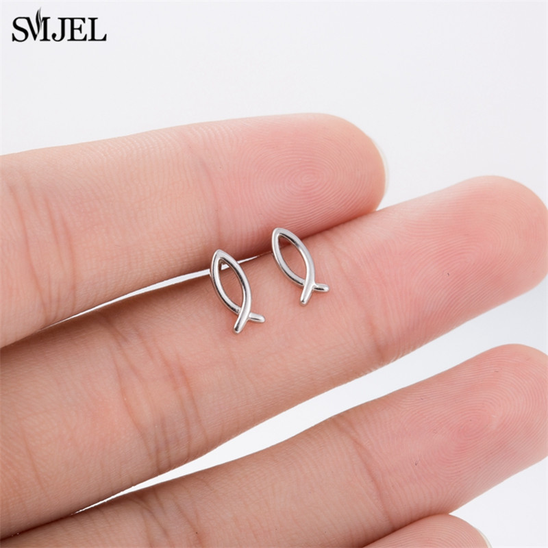 【Hongtai Store】SMJEL Bohemian Stud Earrings for Wo Cute Elk tree Deer Earring Christmas Jewelry Ear Brincos Gifts 2023 New