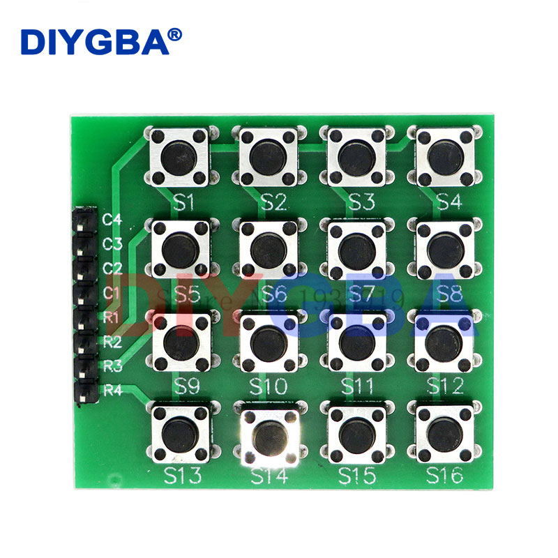 8pin 4x4 4*4 Matrix 16 Keys Button Keypad Keyboard Breadboard Module MCU for arduino Diy Kit Bles Online DZ-37A-21