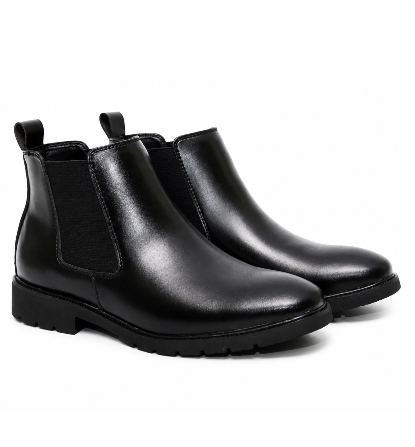 Yolo Glock men's Classic Chelsea Boots Ankle Boots with Elastic Side Panels & Pull Tab for Smart-Casual, Office & Winter Wear For Men