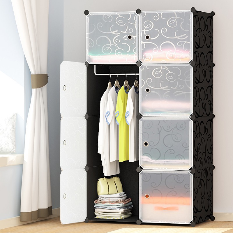 DIY 8 Cube Cabinet / Folding Wardrobe