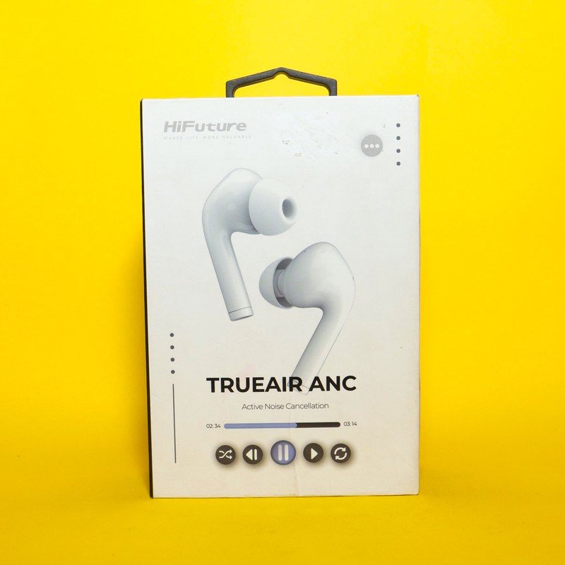 White Hi Future TrueAir Anc Earbuds