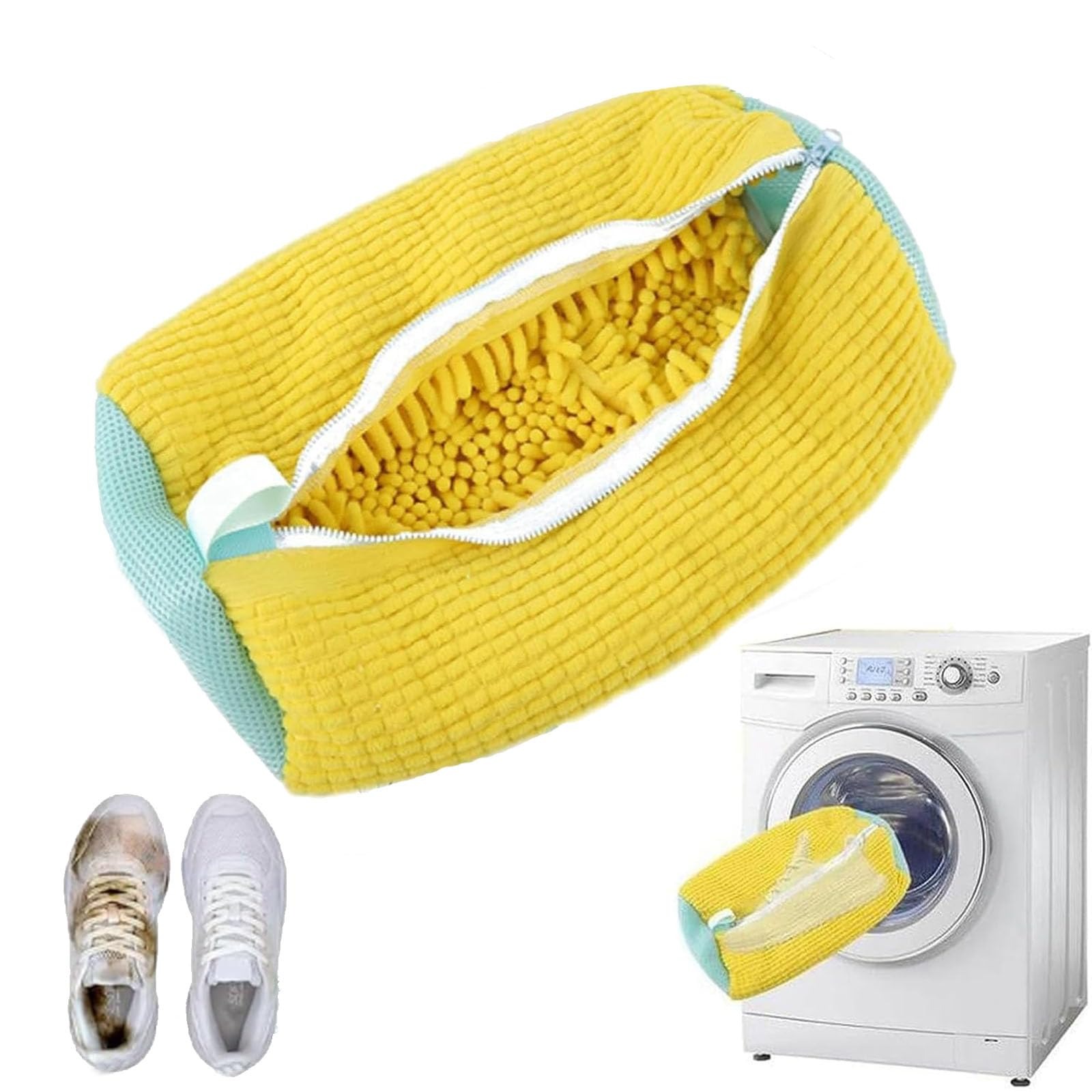 Shoe Washing Machine Bag, Sneaker Laundry Bag for Shoes, Reusable and Durable Shoe Laundry Bag for Washer and Dryer, for All Shoe Types and Sizes