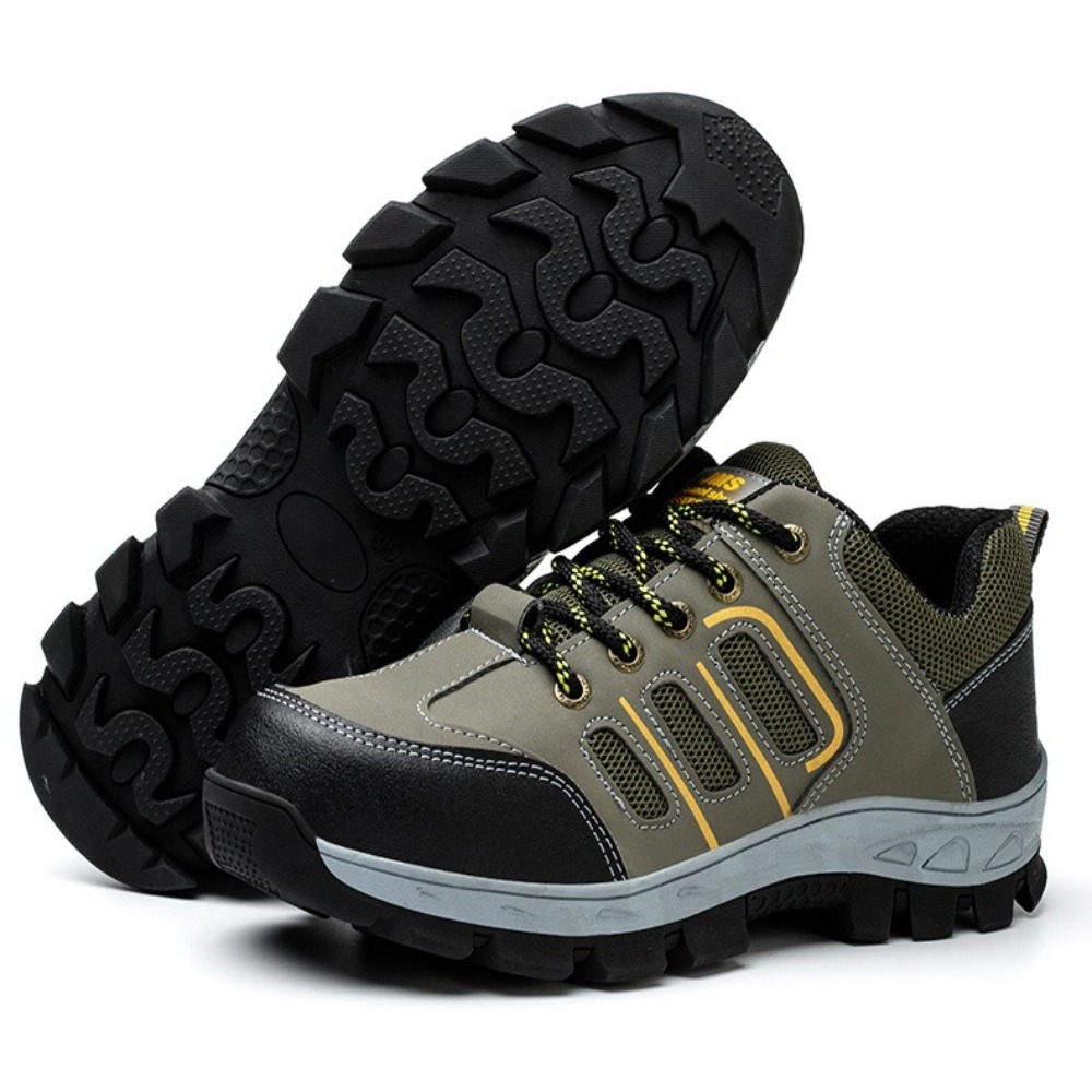 Breathable Steel Ladle Head Labor Protection Shoes Anti Puncture Anti Smashing Hiking Sneakers Wear-resistant Lightweight Climbing Shoes For Men Women