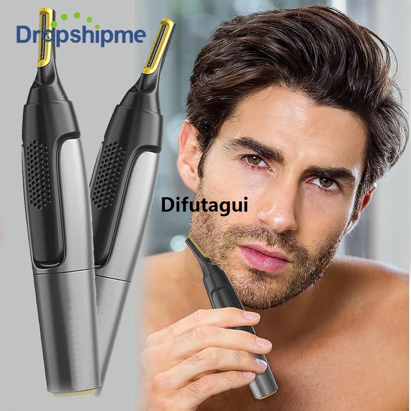 Difutagui New style Ultra thin Precision Trimmer Electric Nose hair trimmer Profesional Mini Portable Ear Trimmer Nose Hair Shaver Waterproof Safe Clean