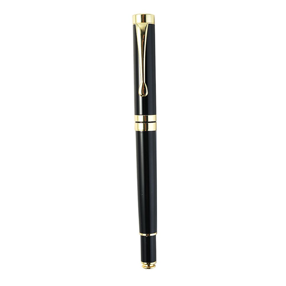 High Quality 1PC Stainless Steel Writing Supplies Clip Student Stationery Metal Pen Roller Ball Pen Signature Pen Roller Ballpoint Pen
