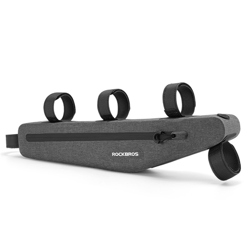 JAERBEE Bicycle Frame Bag Bicycle Bag Front Beam Bag Triangle Bag Down Tube Bag with Bottom Elastic Strap System