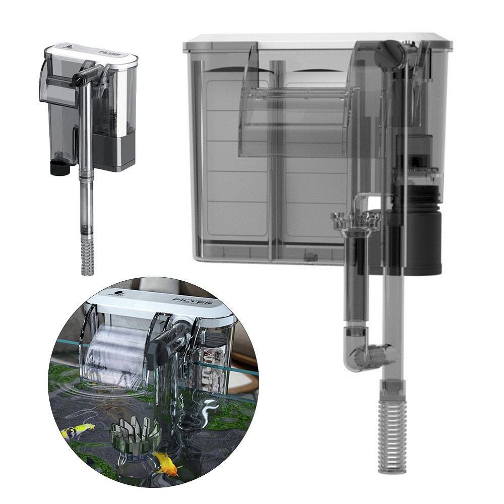 Durable waterfall Fish tank filter wall-mounted 3 in 1 Circulating Water Purifier Circulating With Water Pump Clean water cycle for Home