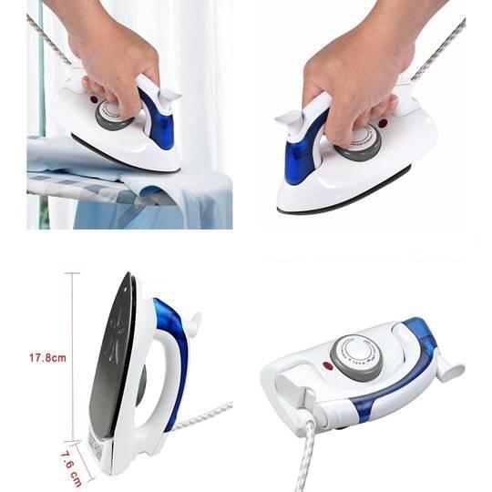 Mini Travel Iron Foldable Portable Travel Steamer Dry Iron 700W