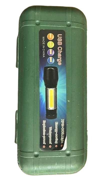 Portable Led Torch Flashlight Usb Rechargeable Zoom Outdoor Camping Lamp By Godam Online