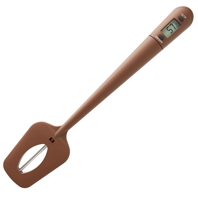 Digital Candy Spatula Thermometer, Instant Read Meat, Candy Thermometer Reader, Stirrer in One Food Grade Silicone