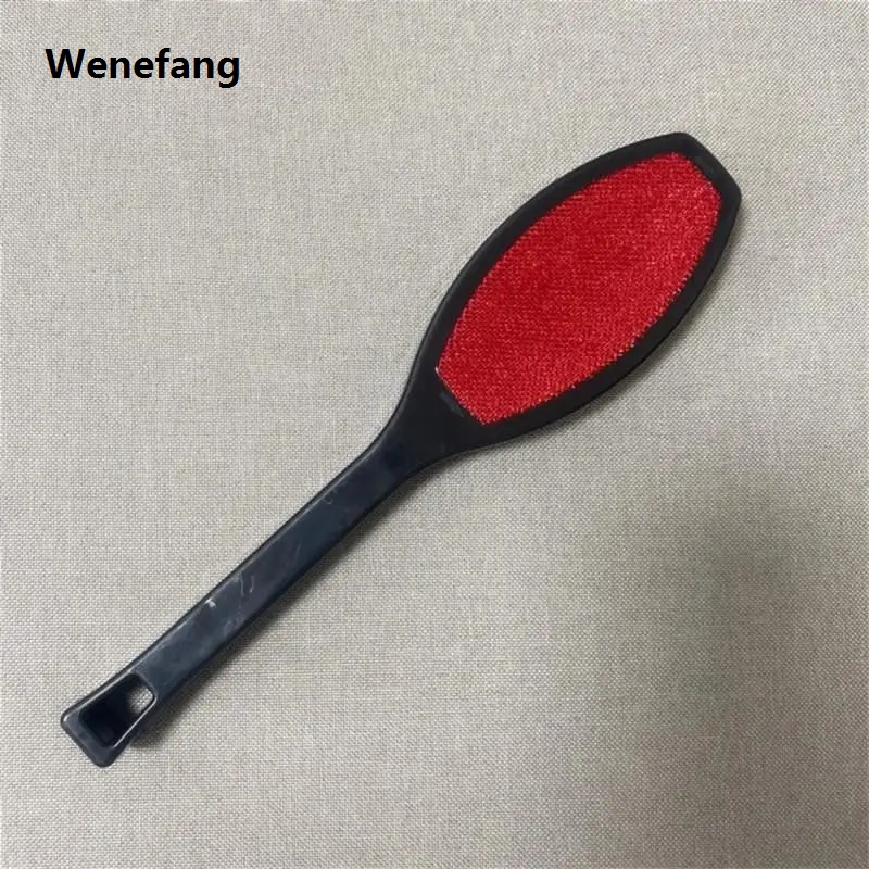 Wenefang transparent bag Double Sided Reusable Cleaning Brush Clothes Lint Removal Static Brush Home Coat Suit Brush Pet Hair Remover Dropshop