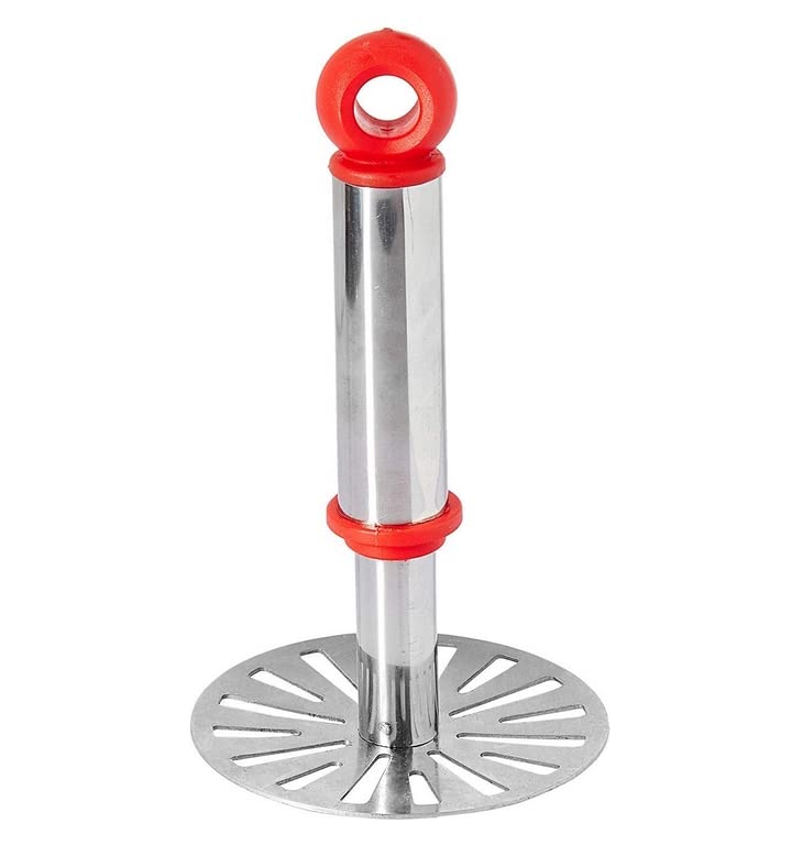 Potato Masher Vegetable Fruit Ricer Crusher Puree Juice Maker with Wood Handle Ki