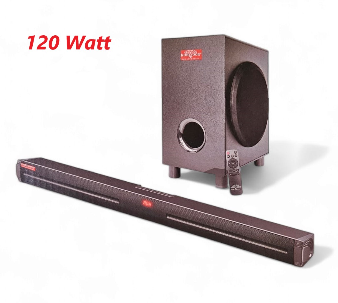 Kohinoor 120W Deep Bass Bluetooth Sound Bar with Subwoofer KN- 5150