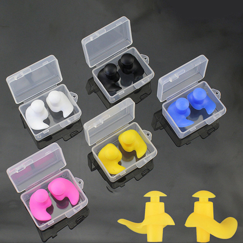 Earbuds Portable Earbuds Soft Classic Pair 1 Durable Earbuds Delicate Texture Waterproof Silicone Swimming Accessories