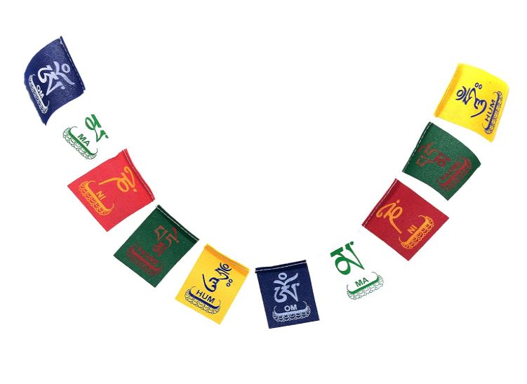Ladak Flag Om Mani Padme Hum For Bike