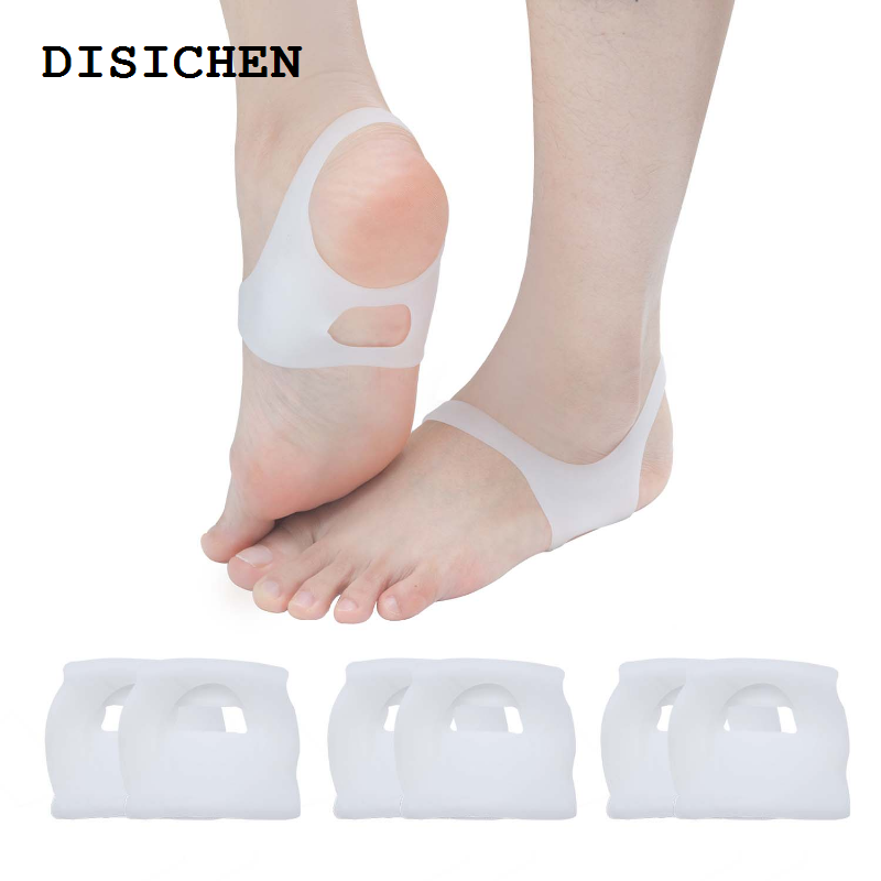 DISICHEN Luxury 1 Pair O-type Foot Corrector Insoles Pads No Slip Shoes For Men And Women Silicone Orthopedic Insoles Foot Care Tool