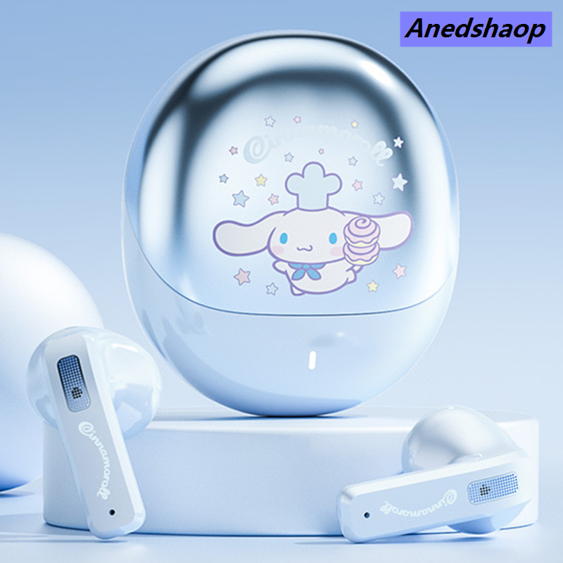 NEW Anedshaop Sanrio Anime Kuromi Cinnamoroll Wireless Bluetooth Earphone Sport Headset Fashion For Kids Girl Gift My Melody Earbuds Long Battery Time TAOPA
