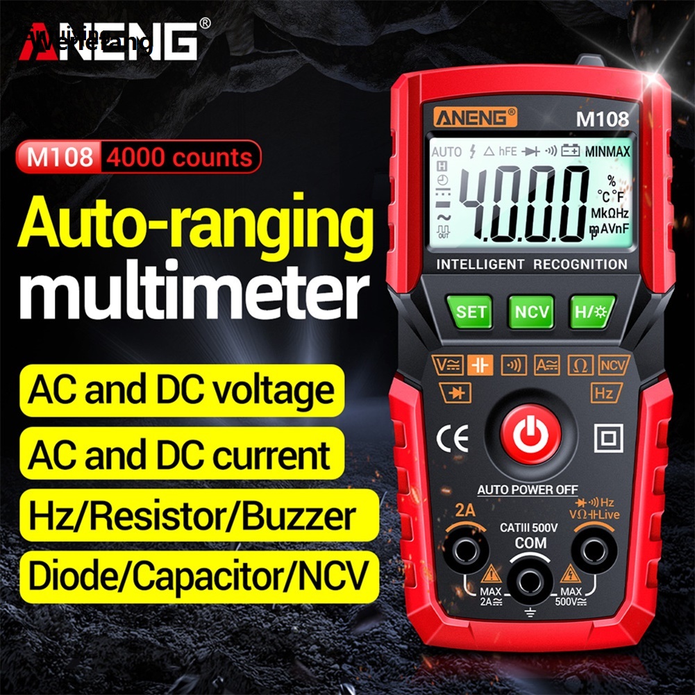 Wenefang Sutuiying ANENG 4000 Counts Digital Multimeter Handhelds NCV DC AC High 2025 Quality Voltage Current Testers Diode Voltage Tester Meter Tools