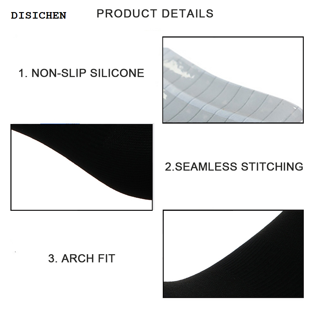 DISICHEN 【2025 Version】 Style New Polka Dot Summer Sports Cycling Socks Non-slip Silicone Pro Outdoor Racing Bike Socks Calcetines Ciclismo