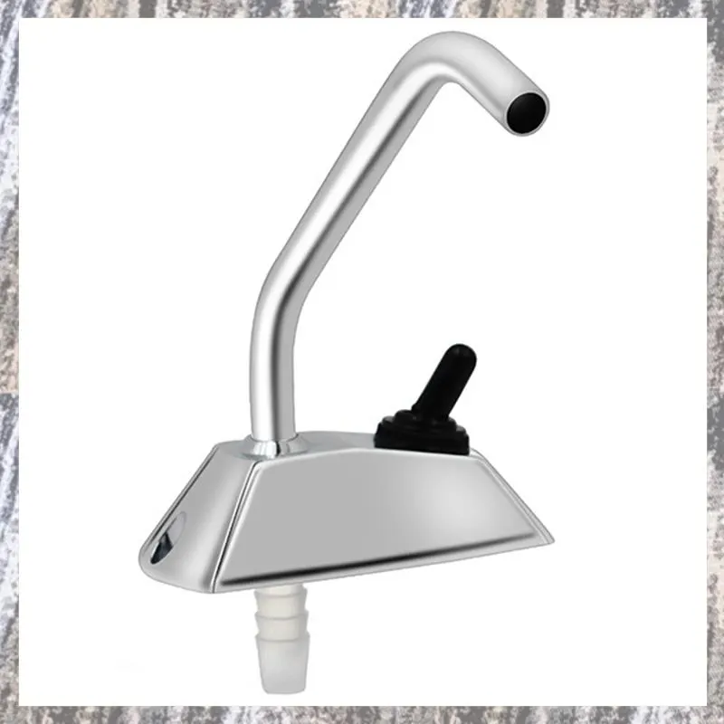 Spout Single Hole Water Faucet Tap Caravan Full 360 Degree Rotation Taps 1 Piece Silver
