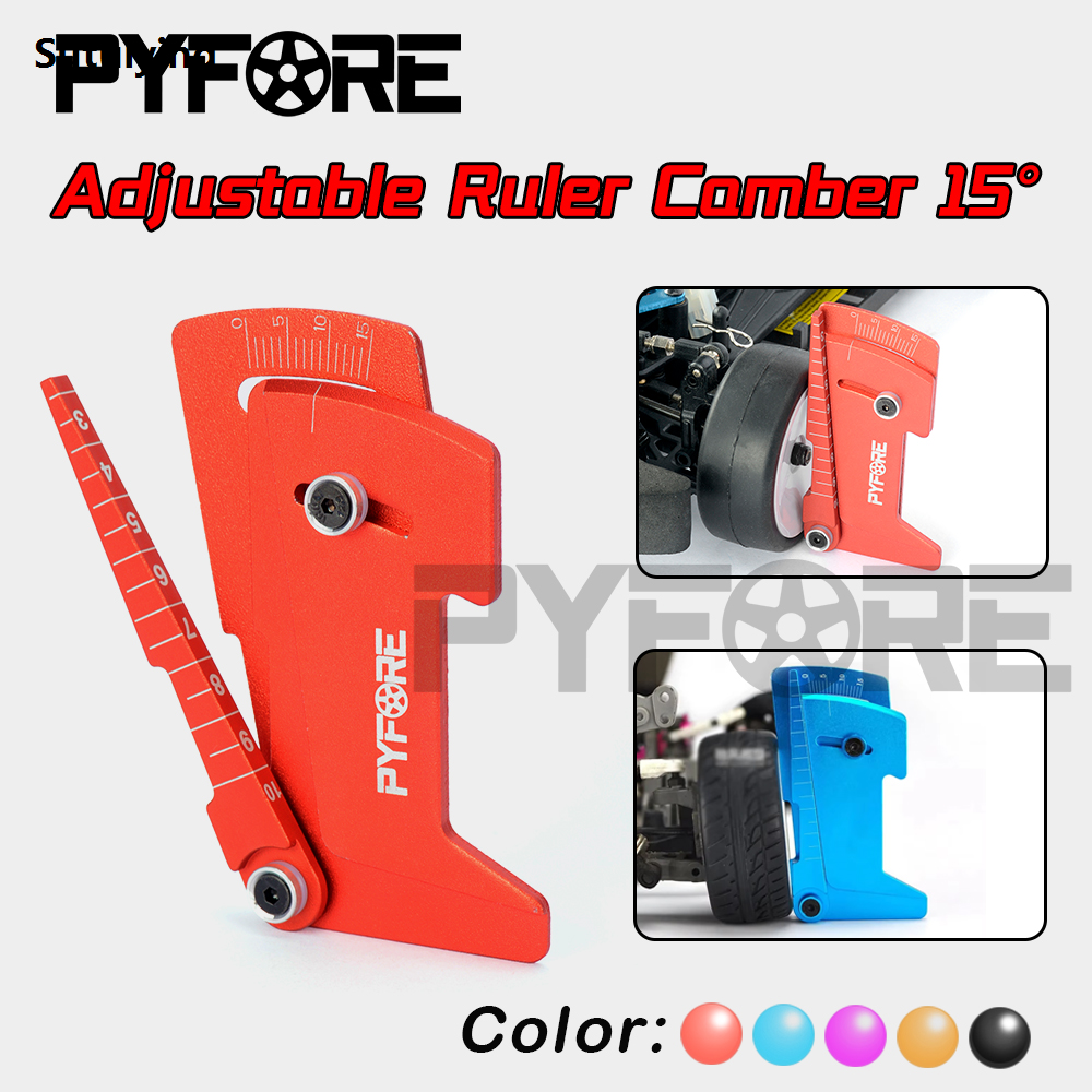 Sutuiying Adjustable Ruler Wheel Hub Balance Ruler Camber 15° Tools For 1/10 1/12 RC Model Car YOKOMO HSP Tamiya MST Drift Racing Tools