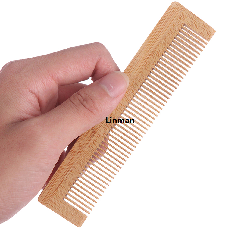 Linman 1Pcs High Quality Massage Wooden Comb Bamboo Hair Vent Brush BrSpecial ushes Hair Care and Beauty SPA Massager Wholesale Hair Care Comb