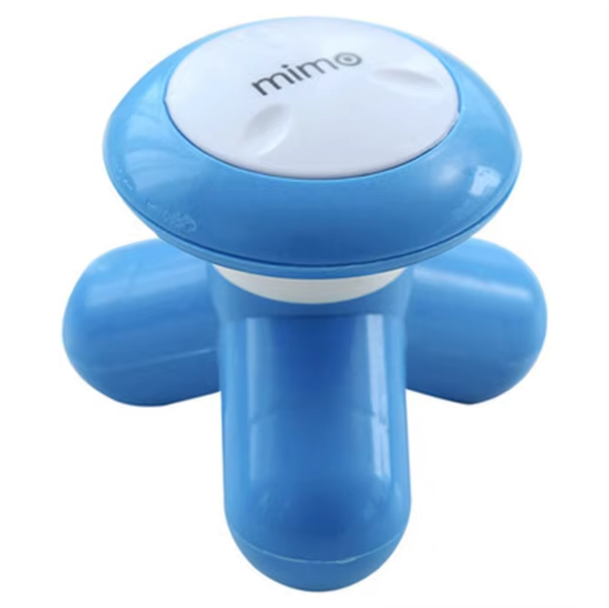 Mimo Mini Vibration Massager - Portable USB & Battery Powered, Handheld Relaxation Device for Neck, Shoulders, Back, and Body