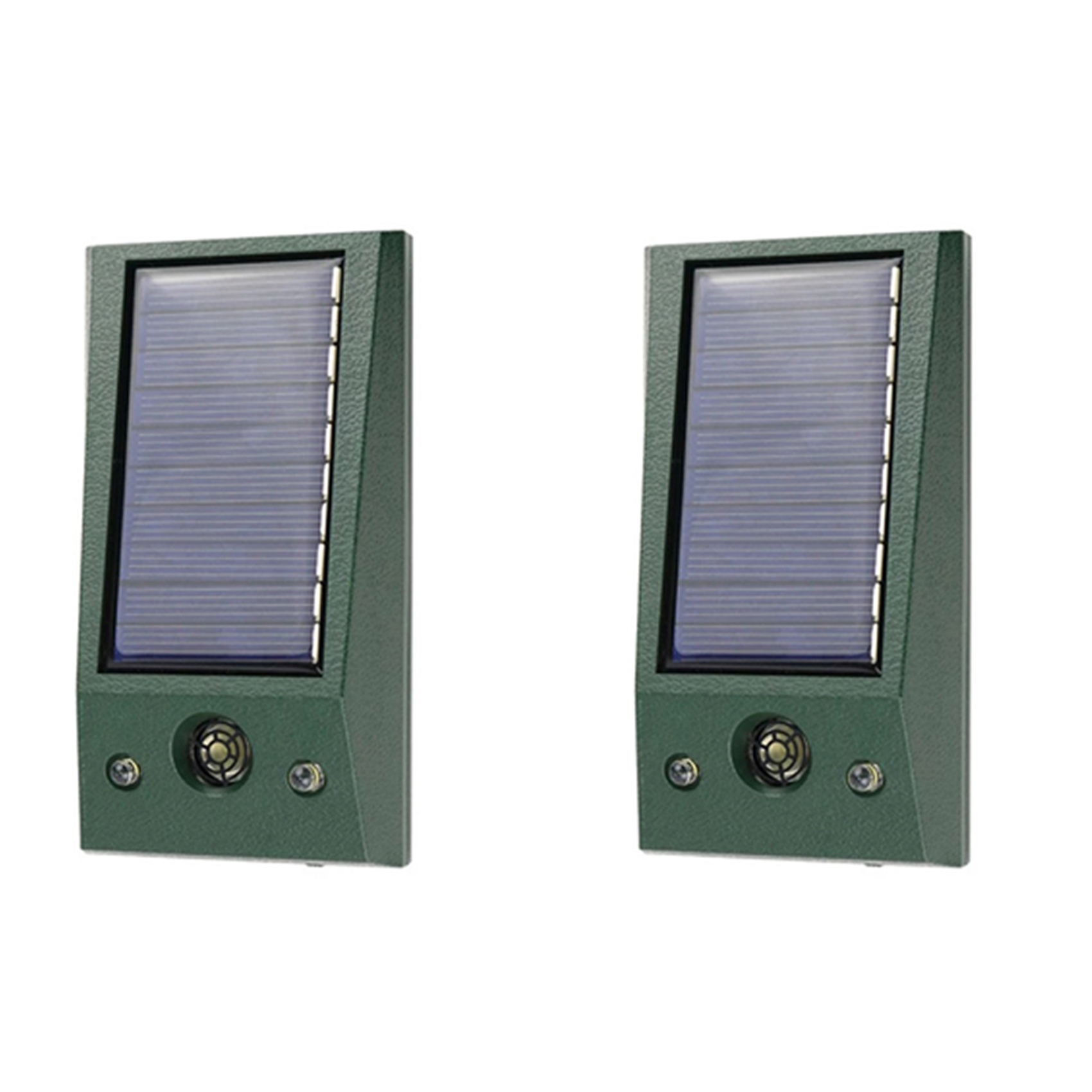 JINMY 2X Ultrasonic Animal Outdoor Pest Bird Repellent with Motion Strobe and Intruder Alarm