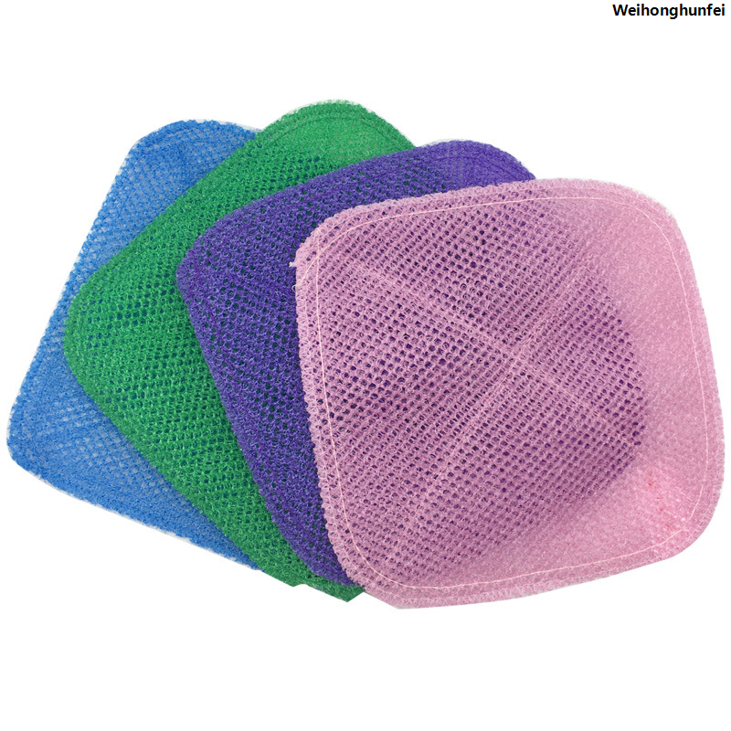 Weihonghunfei2D5M wholesale dishwashing cloth, silk gourd steel wire ball, easy to dry, not shedding hair, not scratching kitchen utensils, environmentally friendly silk gourd material for washing pots 2025 New