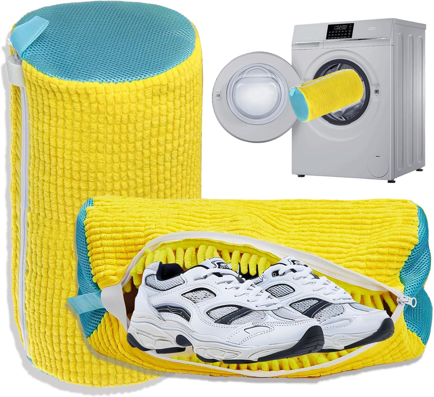Laundry Bag for Shoes - Reusable, Lightweight, Portable Washing Machine Bag With Zipper