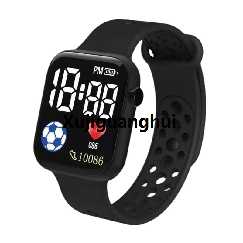 Xujiguanghui New Kids Sports Digital Watch Waterproof LED Display Children Electronic Watches for Girls Boys Wristwatch Time Machines Clock